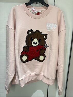 VANCOUVER GRIZZLIES Mitchell & Ness Premium Sweatshirt Men’s XL Pink Retro